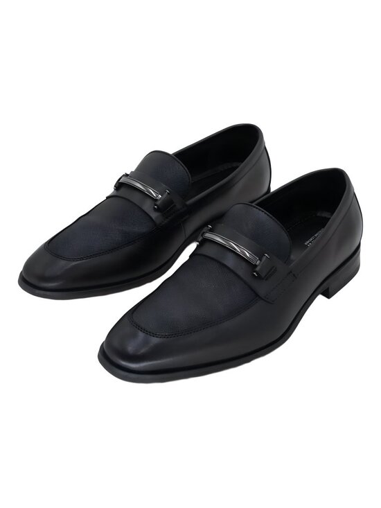 Alfani Men\'s Jennerr Genuine Leather Bit Slip-On Loafers Black Leather 9.5M main image 4